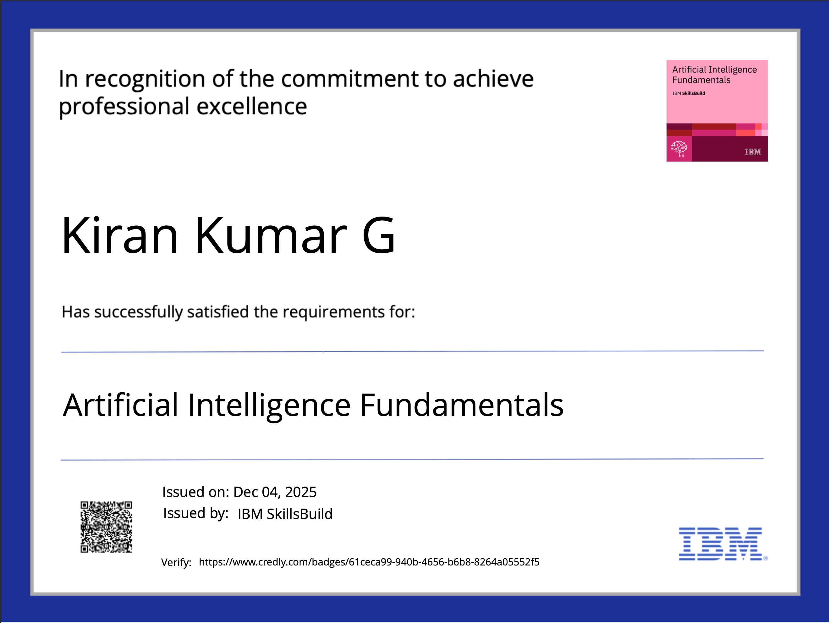 Credly Badge 1
